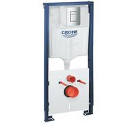 Solido - Bâti-support Pour Wc Suspendu, Hauteur 1,20 M, Plaque De Déclenchement Even, Chrome 39930000 - Grohe