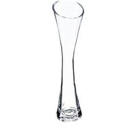 Atmosphera - Vase soliflore évasé en verre - H30 cm - Transparent