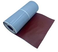 Solin Cerise auto-adhesif - Aluminium 30 cm x 5 m - Ral 8012 - en rouleau