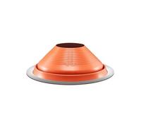 SucceBuy Manchon d'étanchéité pour tuyaux de toit - convient aux tuyaux de diamètre extérieur 10 à 19 pouces, silicone flexible, résistant à la chaleur de -101 °F à 437 °F, base métallique ronde durab