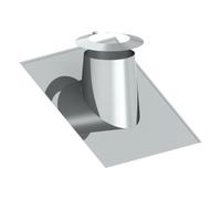Solin en inox 26° - 35° avec collerette - double paroi - TEC-DW-STANDARD 150mm