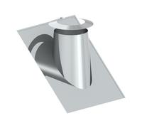 Solin en inox 36° - 45° avec collerette - double paroi - TEC-DW-STANDARD 180mm