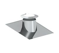Solin en inox 5° - 15° avec collerette - double paroi - TEC-DW-Classic 150mm