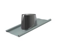 Solin inox bavette plomb 15° - double paroi - Reuter Systèmes DW 100 mm