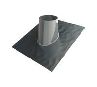 Solin inox bavette plomb 15° - simple paroi - Reuter EW-BLUE 150 mm