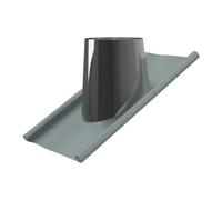 Solin inox bavette plomb 30° - double paroi - Reuter Systèmes DW 180 mm
