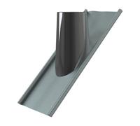 Solin inox bavette plomb 45° - double paroi - Reuter Systèmes DW 150 mm