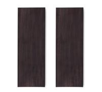 Solinder Bloc de Bois D'Ébène 12x4x2,5cm Grain Fin | Finition de surface élégante, adaptée aux projets, qualité fiable