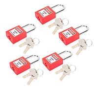 Solinder Cadenas Tagout avec Poutre en Acier, Diamètre de Cadenas 38mm | Nylon PA technique, conception monobloc, utilisé dans la fabrication de machines, le pétrole