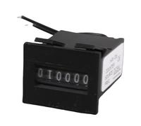 Solinder Compteur D'impulsions électromagnétiques à 6 Chiffres (24V) | Montage à vis stable, Utilisation pratique par encliquetage, Conçu pour diverses industries, Construction ABS durable,