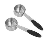Solinder Cuillère Doseuse en Acier Inoxydable 30 Ml, Design Rond | Facile à nettoyer, Idéal pour le lait en poudre, Prise en main confortable, Utilisation polyvalente en cuisine