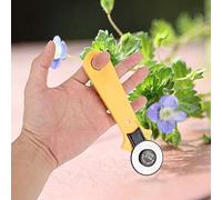 Solinder Cutter Rotatif avec Lame Flexible, Outil Tranchant 45mm | Matériau de haute qualité, idéal pour la couture, adapté aux gauchers/droitiers