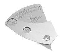 Solinder Jauge de Soudage, Outil D'inspection en Acier Inoxydable Durable | Mesure de haute précision, plage de 0 à 20 mm, échelle standard marquée, utilisation polyvalente