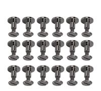 Solinder Kit de Rivets en Cuivre 9,5 X 8 Mm - Kit de Fixation Rivets en | Pistolet en Laiton plaqué or Argent, Couleur Bronze avec Trou Rond de 4mm pour Sacs, Ceintures, Chaussures, Chapeaux,