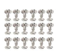 Solinder Kit de Rivets en Cuivre 9,5 X 8 Mm - Kit de Fixation Rivets en | Pistolet en Laiton plaqué or Argent, Couleur Bronze avec Trou Rond de 4mm pour Sacs, Ceintures, Chaussures, Chapeaux,