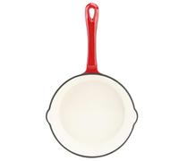 Solinder Poêle en Fonte, Design émaillé Antiadhésif (16cm) | Fonte durable, facile à nettoyer, cuisson polyvalente, adaptée à toutes les cuisinières