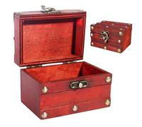 Solinorex Coffret Cadeau Vide en Bois, Idée Cadeau Originale et Drôle - Cadeau Anniversaire Humoristique pour Homme et Femme, Cadeau Noël 12 x 8 x 8 cm (LxPxH)