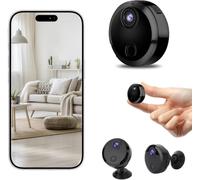 Solisara Mini Caméra Espion WiFi 1080P, Caméra de Surveillance Intérieure sans Fil Discrète avec Détection de Mouvement et Vision Nocturne, Micro Caméra Miniature pour Maison/Voiture