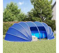 Solivagant Dôme de Tente de Piscine Bleu 538 x 440 x 204 cm,(12 KG)