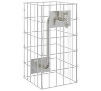 Solivagant Robinet Gabion Argenté 26 x 25 x 50 cm Acier Inoxydable,(2.6 KG)