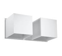 Sollux Lighting Quad 2 applique murale 2x40 W blanc SL.0656