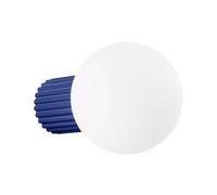 SOLLUX lighting Applique d'intérieur - Applique aluminium verre - 1 flamme - Ampoule LED - Ultramarine Halo