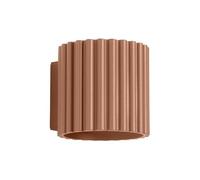 Sollux Lighting Applique murale LED Aura en aluminium 1 lumière Marron