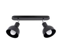 Sollux Lighting Elba plafonnier 2x15 W noir SL.1317
