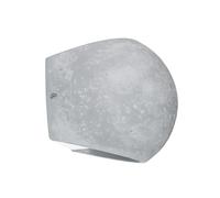 SOLLUX lighting Applique murale d'intérieur - Applique béton - 1 lumière - Ampoule LED - Globe Gris