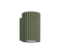 SOLLUX lighting Applique Murale - Lampe Murale Intérieure - en Aluminium - 1 Abat-jour - 6,5 x 8,5 x 10 cm - Karbon Vert Olive