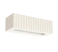Applique murale céramique beige haut-bas E27 15W Rigata