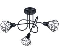 Sollux Lighting Artemis plafonnier 3x40 W noir SL.1109