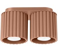 Sollux Lighting Plafonnier Aura SL.1805 2x10 W GU10 Aluminium moka