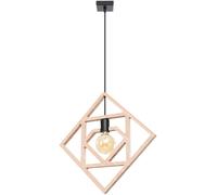 CARO 1 E27 LAMPE SUSPENDUE EN BOIS NATUREL SOLLUX SL.1757