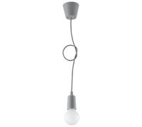 Sollux Lighting Diego lampe suspendue 1x60 W gris/cendre SL.0575