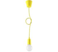 Lampe suspendue Sollux Lighting Diego 1 Jaune TU