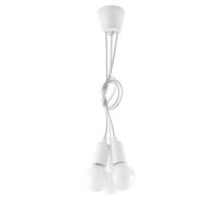 Sollux Lighting Diego lampe suspendue 3x60 W blanc SL.0570
