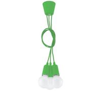 Sollux Lighting Diego lampe suspendue 3x60 W vert SL.0582