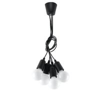 Sollux Lighting Diego lampe suspendue 5x60 W noir SL.0574