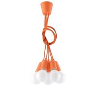 Sollux Lighting Diego lampe suspendue 5x60 W orange SL.0586
