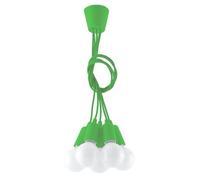 Sollux Lighting Diego lampe suspendue 5x60 W vert SL.0583