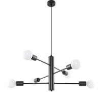 Sollux Lighting Duomo lampe suspendue 6x60 W noir SL.0305