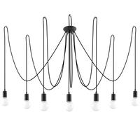 Sollux Lighting Edison lampe suspendue x60 W noir SL.0372