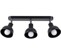 Sollux Lighting Elba plafonnier 3x15 W noir SL.1318