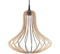 Sollux Lighting Lampe suspendue Elza SL.0641 Bois 1x60 W Beige