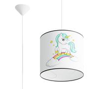 Suspension Licorne Ø30cm multicolore E27 15W Sollux