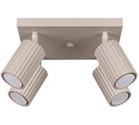 Sollux Lighting Karbon plafonnier 4x10 W gris SL.1769
