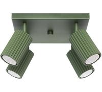 Sollux Lighting Karbon plafonnier 4x10 W vert SL.1621