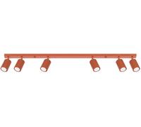 Sollux Lighting Karbon plafonnier 6x10 W rouge SL.1642