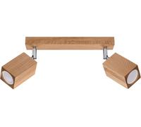 Sollux Lighting Keke plafonnier 2x40 W bois SL.1036